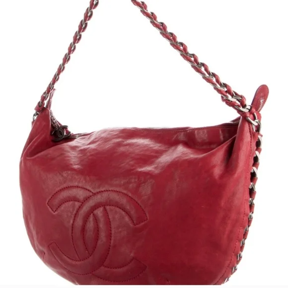 Auth Chanel Modern Chain CC Hobo - Picture 4 of 10